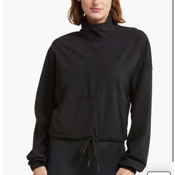 SWEATY BETTY EXPLORER 1/2 ZIP CROPPED MIDLAYER PULLOVER JACKET SWEATSHIRT NWT XL - Picture 13 of 13